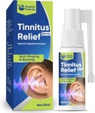 TUHIMO Tinnitus Rëliëf för Ringing Ears,Natural Effective Tinnitus Behandling Spray, 30ml-Blue