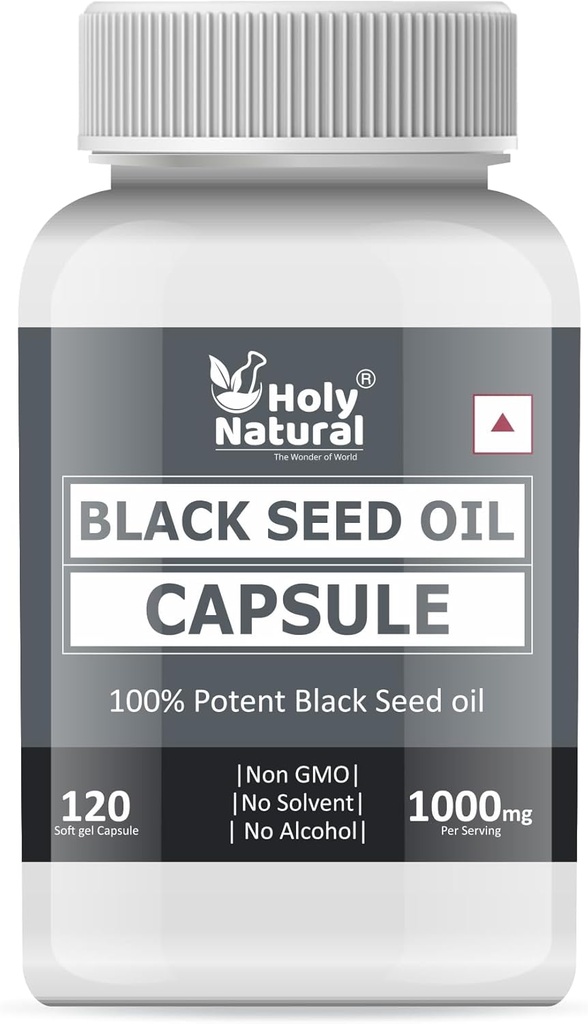 Black Seed Oil Softgel Kapseli 500 mg (120 Softgel) Premium Quality Cold Pressed Nigella Sativa Siemenet Öljy I 2 kuukautta Täydennys I Rikas Thymokinoni, E-vitamiini ja Omega 3 6 9