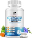Glukosamiini Chondroitin MSM-kapselit,Glukosamiini 1500 mg kollageenin, kurkumariinin, miesten nivellisät 180 kapselia