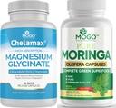 MOGO Pure Magnesium Glycinate ja Moringa-kapseli - Superfood + Parempi mineraali