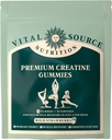 Elinvoimalähde ravitsemus - Premium Creatiini Gummies - Lihaskasvu, Recovery & Energy Support - 5g Creatiini Monohydraatti - Vegaani, Gluteeniton & Halal - Wild Mansikka - 120 Gummies - 30 Tarjoilu