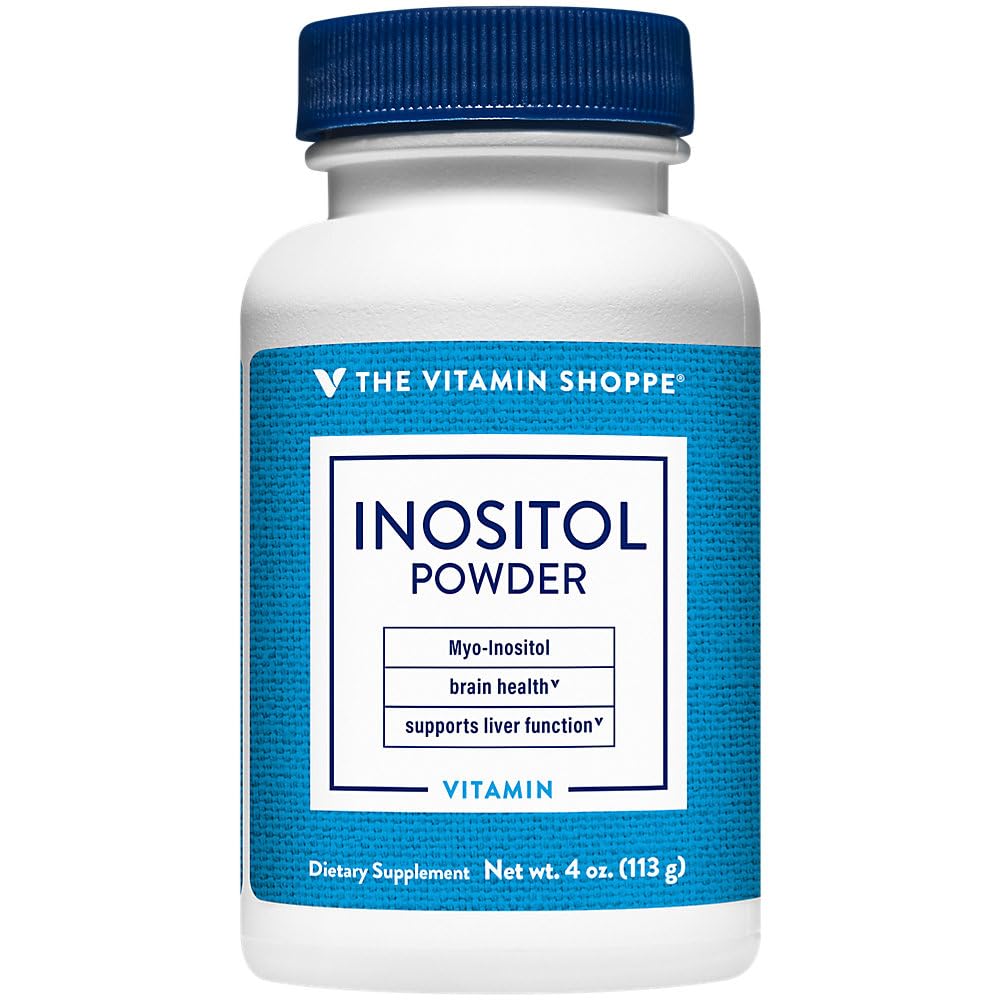 Vitamiini Shoppe Inositol Powder - tukee aivojen terveys - makuamaton (4 oz./134 Servings)