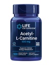 Life Extension Acetyl-L-karnitiini, asetyyli-L-karnitiini, C-vitamiini, aivot, mieliala ja hermo terveys, soluenergia, 3-kuukautta, Gluteeniton, ei-GMO, kasvissyöjä, 100 kapselia