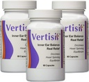 Equitab Vertisil Vertigo auttaa lievittämään kiertohuimausoireita mukaan lukien huimaus ja pahoinvointi Control Pack 3