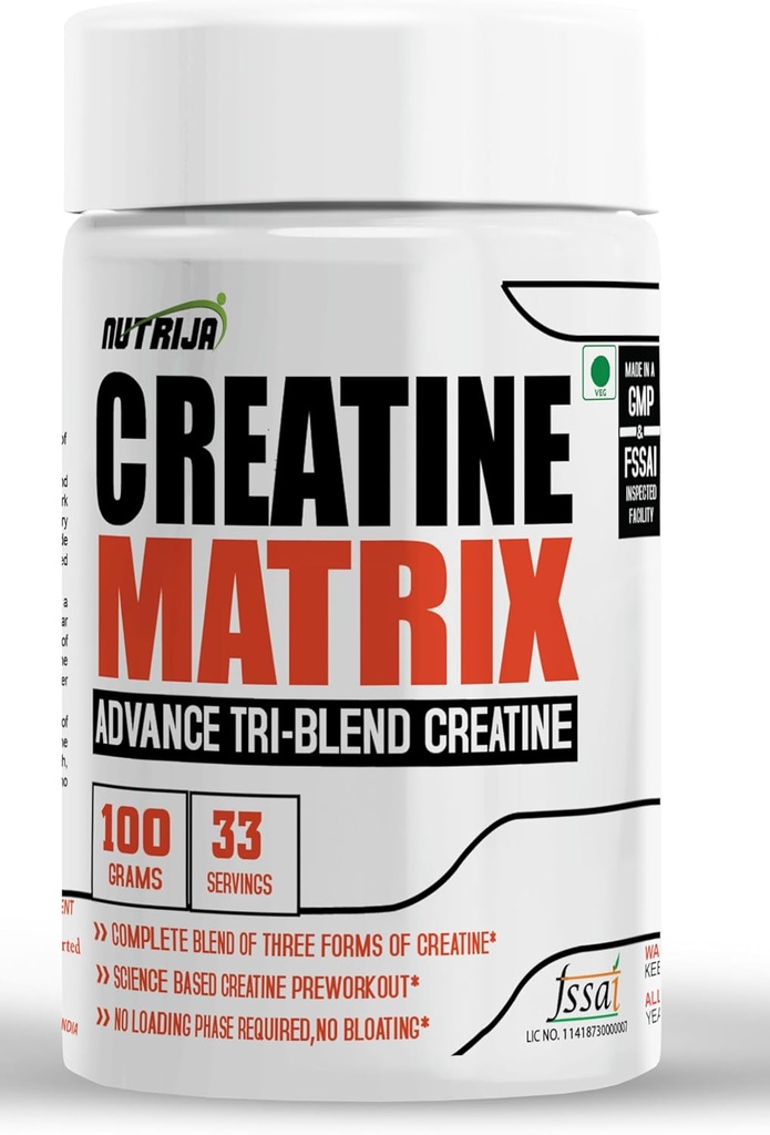 CREATINE MatrixTM - Creatiini HCL:n, kreatiininitraatin ja magnesiumkelaatin täydellinen sekoitus - 100 grammaa (Pineapple)
