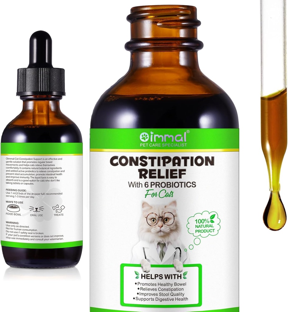 Kissan ummetus, 2 Fl Oz Ummetus Räjähdys Kissalle, Kissan laksatiivi, Kissan laksatiivinen ummetus Räjähdys, Softener, Tukee Ruoansulatuselimistöä