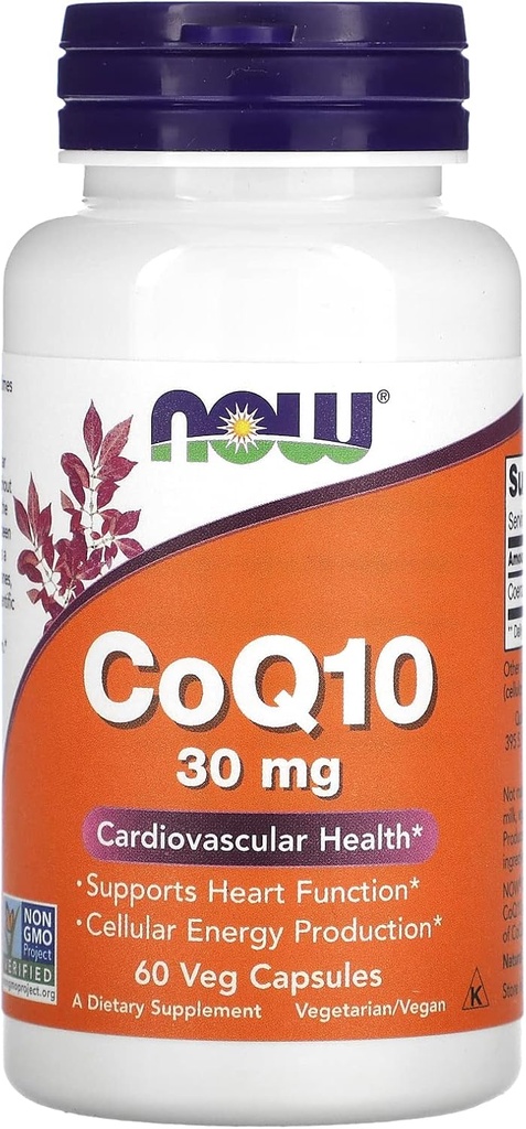 NYT ELINTARVIKKEET Co Q10 30mg, 60 CT