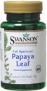 Swanson Full Spectrum Papayan Leaf - kasviperäisten täydentää edistää digestiivinen terveys & GI Tract tuki - Natural Formula Kokonaiswellness - (60 kapselia, 400 mg Each)