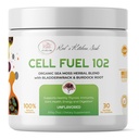 Red's Kitchen Sink Cell Fuel 102 - Organic Sea Moss Powder med Bladderwrack & Burdock Root | Dr Sebi Inspired Herbal Blend | Vegan, Natural, 30 Servings (7oz)