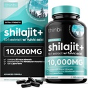 Thinbi Pure Himalayan Shilajit Organic Capsules with Fulvic Acid & Trace Minerals - 90