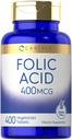 Carlyle Folic Acid 400 mikrog 