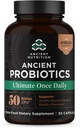 Forntida näringsprobiotika, Ultimate med gurkmeja, ingefära och fenugreek, stöder digestiva funktioner, minskar diarré, förstoppning, uppblåsthet, Superfoods Blend, 50 miljarder CFUs *, 30 kapslar