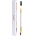 Docol kulmakarvojen harja Duo kulmakarvojen poolie Professional kulmakarvojen harja Täydellinen lining ja muotoilu Brows, Spoolie Brows tai Lashes White