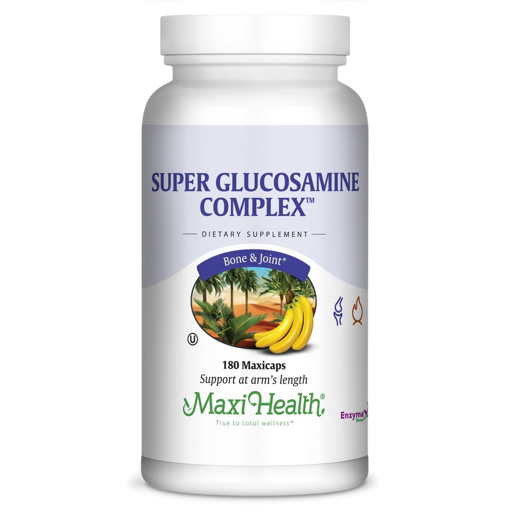 Maxi Health Super Glukosamiini Complex - Joint Formula - 180 kapselia - Kosher