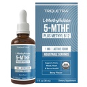 Organic Methyl Folate 1000 mcg + Metyyli B12 Cofactor (300 Servings) 