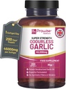 Premium Odourless Valkosipulikapselit ...45,000mg per softgel... 200 softgels (ei tablettia) Super High Strength...
