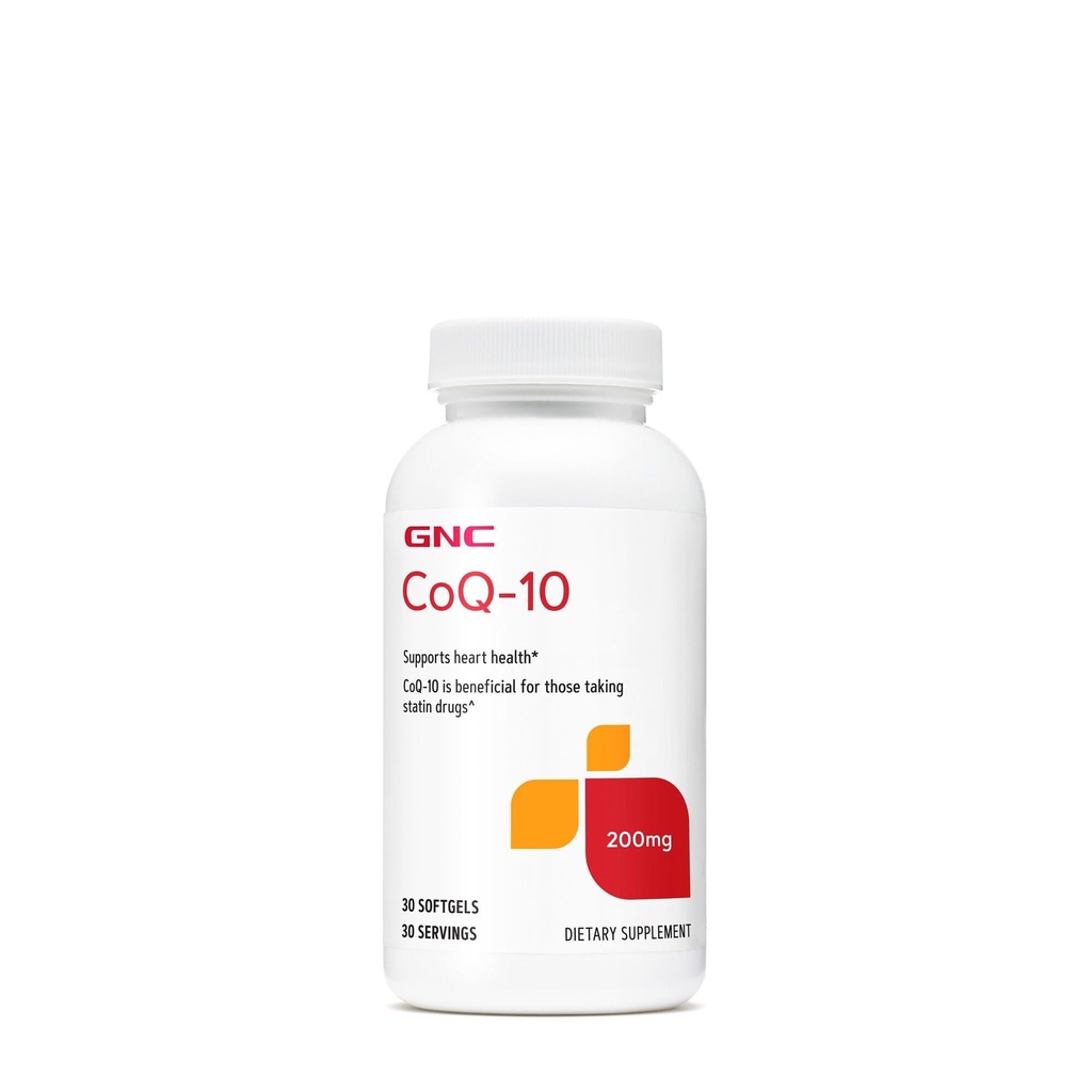 GNC CoQ10 200mg täydentää, tukee sydänterveys, 30 palvelinta