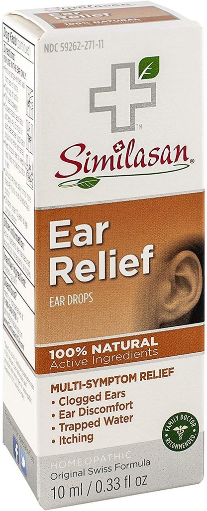 Similasan Eurache Relief Korvatipat 10 ml (3 pakkaus)