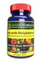 Järn med Molybden - Immune and Stress Support, ANTIOXIDANT Health, bistår med cellulär tillväxt - 100% organisk - Vegan tabletter (60ct)