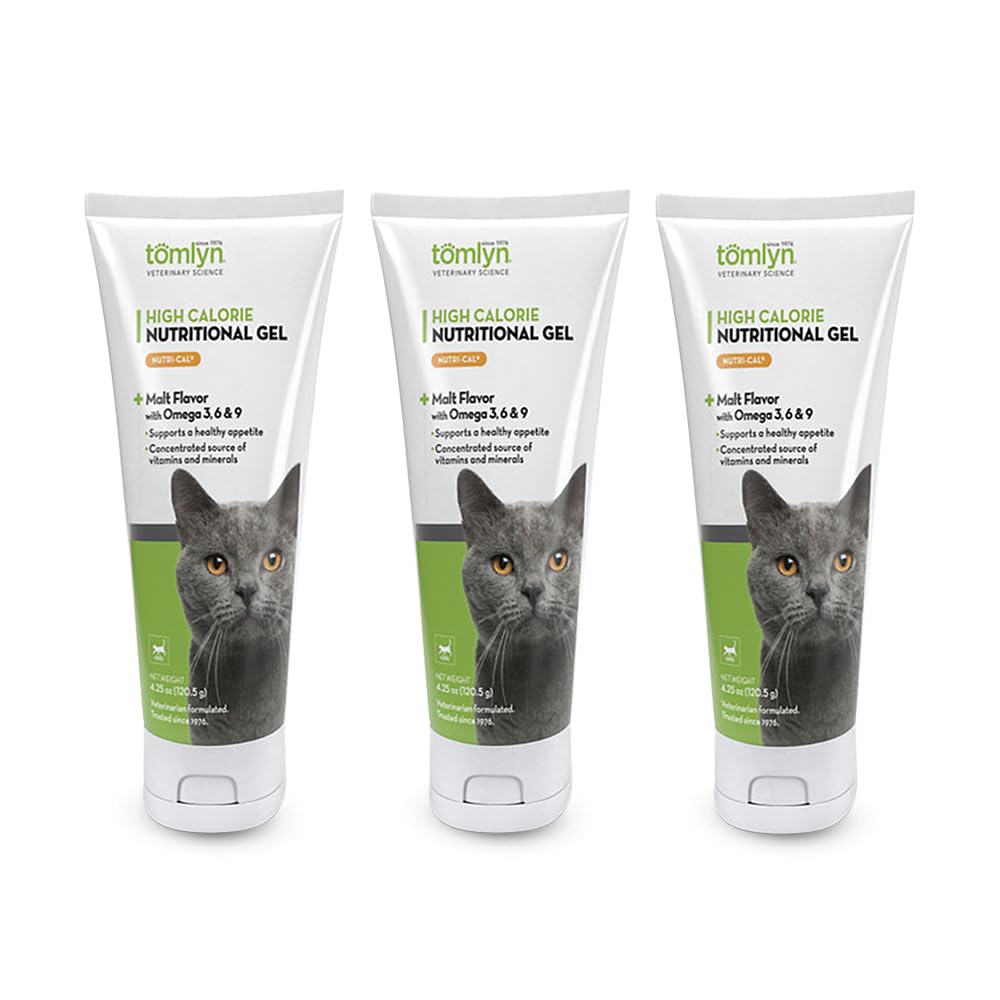 Nutri-cal Cats High Calorie Dietary Supplement, 4,25 Unce Tube (Pack of 3)