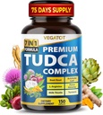 VEGATOT TUDCA Support Formula ... Tauroursodeoksikooli Acid Complex, jossa on juuri, kurkuma ja maito Ohtinen...