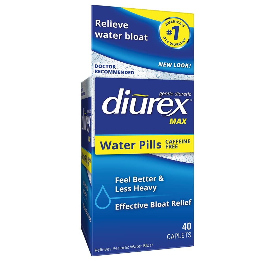 Diurex Max - Maximum Strength Kofeiinittomat diureetit - Release Water Bloat