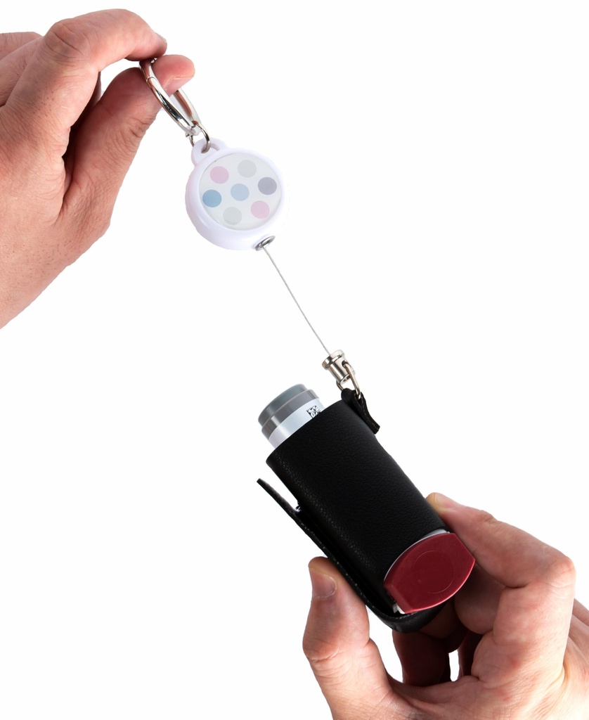 Inhalaattorin matkalaukku Retractable Key Chain,Kun olet ulkona,Pikakäyttö Inhalaattorit (No Astma Inhalaattorit)