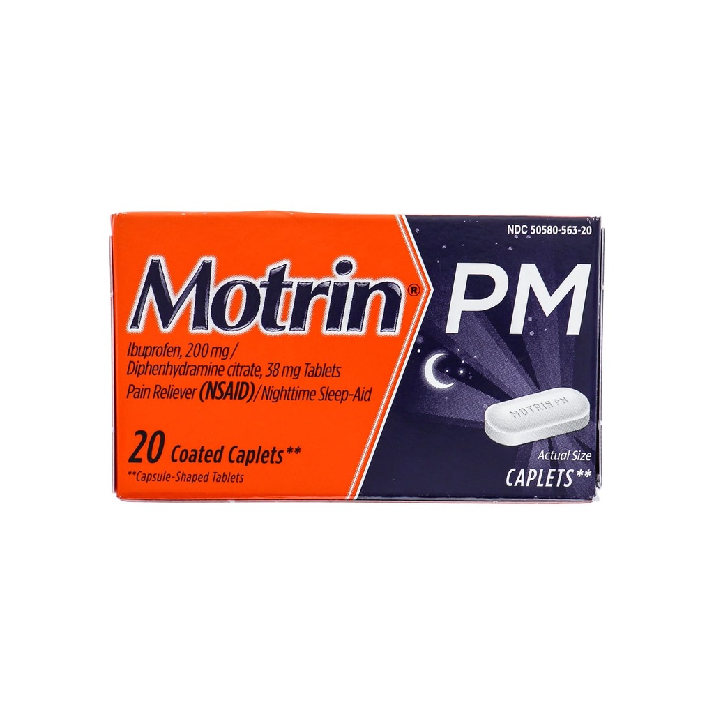 Motrin Ib Pm Caps Pack 2 Koko 20ct