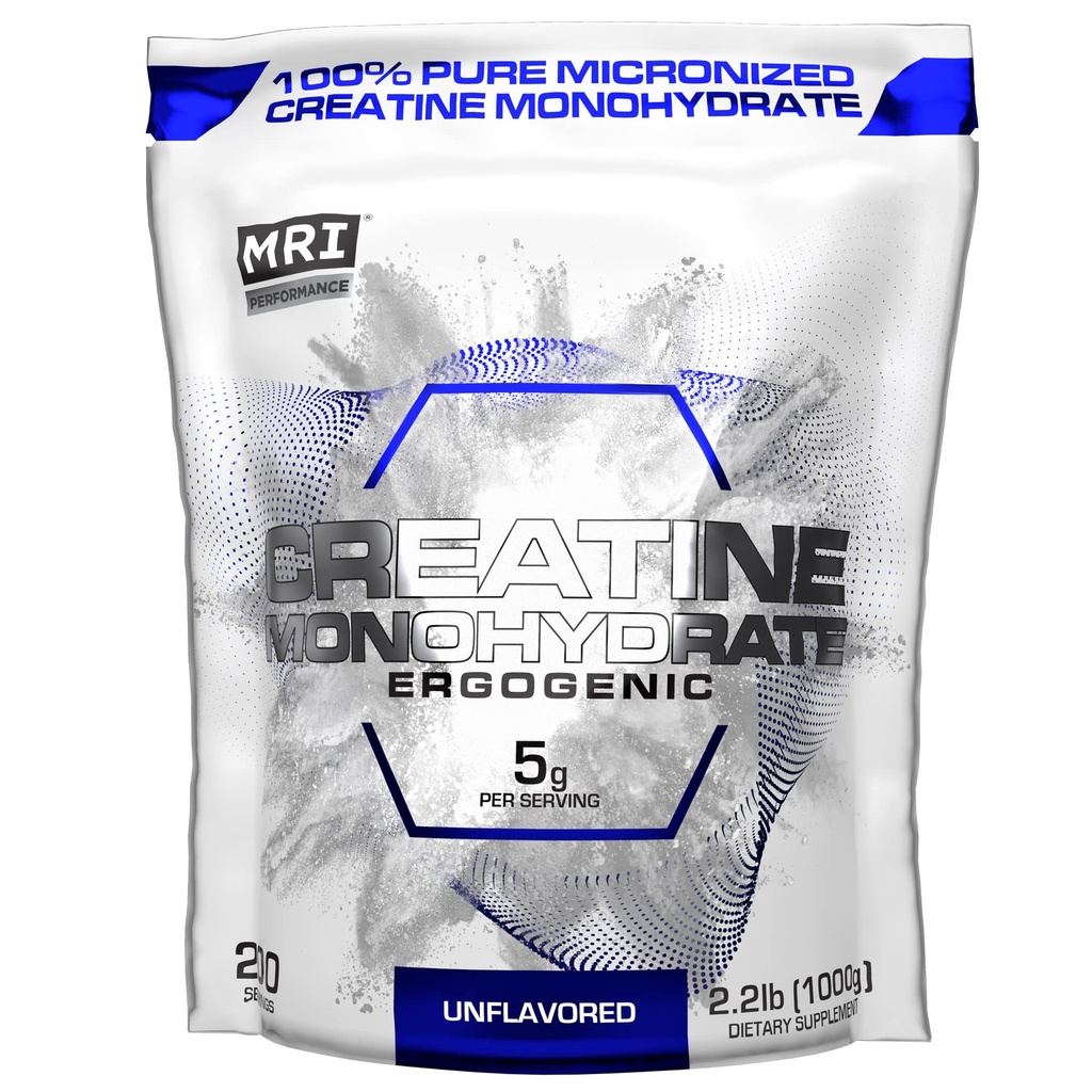 MRI-suorituskyky Kreatiini Monohydraatti Powder 5g,100% Pure Micronized Creatine täydennysosa, lihasten kasvu ja elpyminen, rakentaa lihasten, lisätä vahvuus, suorituskyky, kestävyys, 1000g, makuamaton