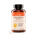NatureWise-vitamiini E 400 IU Softgels (180 mg DL-Alpha) - Maito, gluteeniton ja soijaton - Antioksidantti-Rich ruokavalio täydentää ihon, sydämen ja immuuniterveyden tuki - 4-kuukautta, 120