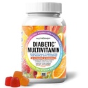 Premium Multivitamiini purukumit naisille ja miehille - Sokeriton & Gluteeniton täydentää vitamiineja - Kalsium Magnesiumsinkki Mangaani Thiamiini...