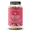 Glow prenatal vitamiineja naisille 20-in-1 Vital ravintoaineita terveeseen raskauteen ja sikiön kehitykseen ... Foolihappo ja vegan DHA lapsen kasvua varten & Mukava raskaus 60 ravitsevat kapselit