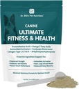 Dr Bills Canine Ultimate Fitness & Health Vitamins för hundar | Multivitamin för hundar w / coenzyme Q-10, Vitamin E, Vitamin D-3, Biotin, Folic Acid, Hyaluronic Acid Dog Vitaminer och Supplements 680g