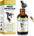 Hiivan infektion hoito koirille, koiran korvan infektion hoito koiran rasvaisen korvan infektion hoito kutiavan koiran ihon lievitys, koiran allergian lievittäminen, koiran korvan infektio - 2 ml Oz / 60 ml