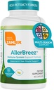 Zahler AllerBreez Immuunijärjestelmän tuki Formula C-vitamiini, Quercetin, B5-vitamiini, MSM & Sting Nettle - Seasonal & Year-Round Immuno Support Supplement, Dhist Allergy Supplement (180 kapselia)