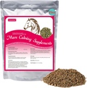 Hevonen Calming Supplement Natural Raspberry Leaf 35 OZ- Relieves Ahdistus, Ärsyttää, ja Epämukava Mares aikana lämpösyklit - Myös Magic Sopii Geldings
