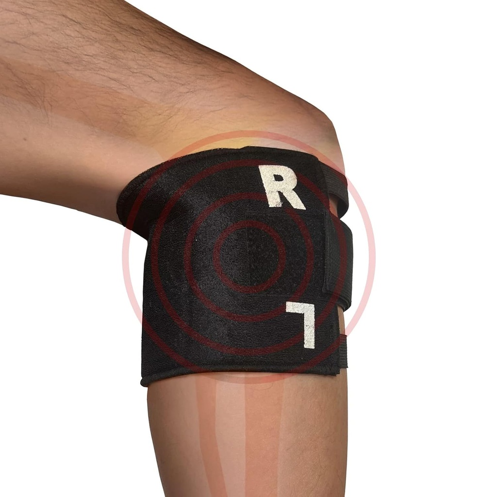 Polvistukaa Iskiaseen kuin nähtynä TV:ssä painepiste Brace Relieve Akupassi Leg Sciatica, säädettävä itselämmitys polvi Tuki Wraps & Pain Relief for Miehet ja naiset (CL-1)