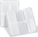 FYY Päivittäinen pilleri Järjestäjä, 7 Osat Kannettava pilleri tapauksessa Matka pilleri Järjestäjä,[Folding Design] Pilleri laatikko kukkaro tasku Hold vitamiineja, Cod Liver Oil, Lisäravinteet ja lääke Clear