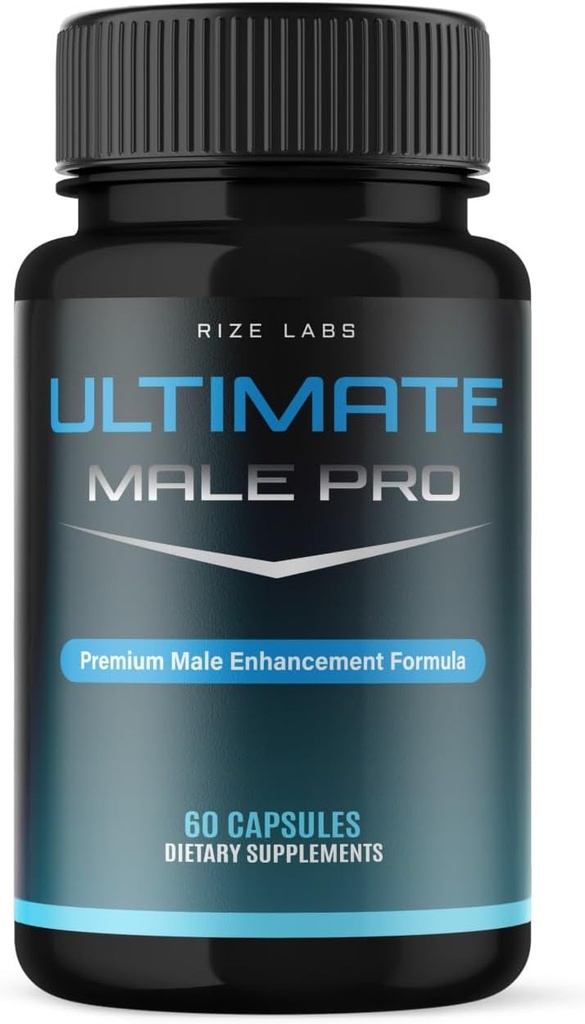 Ultimate Male Pro Capsules for Men, Ultimate Male Extreme Supplement, All-Natural Support för en hälsosam aktiv livsstil, UltimateMalePro Reviews ((60 kapslar)