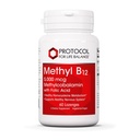 Protokollmetyl B12 5,000mcg - Vitamin B12 för Homocysteinmetabolism * - Stöder hjärnhälsa och hälsosamt nervsystem * - Kosher, Halal & Vegan - 60 Lozenges