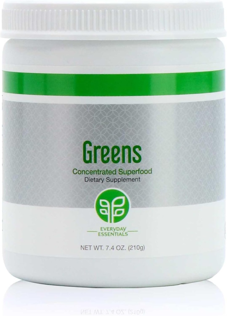 Rena gröna 210g - Gröna pulver med superfoods, antioxidanter och fytonäringsämnen med fyra proprietära blandningar. Blanda lätt med vatten eller juice. Veganvänligt, naturligt sötat med Stevia.