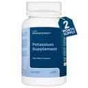 Life Enhancement High Absorption Potassium Supplement for Muscle, Brain & Bone Health - Inga tillsatser Hög Potens Elemental Potassium Supplement, Tillverkad i USA (120 kapslar - 60 portioner)