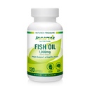 Fiskolja 1000mg - Hjärta, hjärn- och ögonstöd med Omega-3 EPA & DHA, 120 Softgels, icke-GMO | Innervis Nutrition