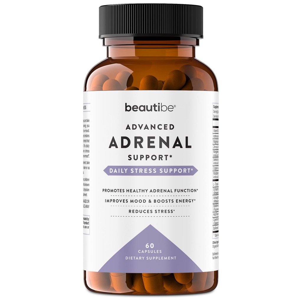 Lisätuki naisille ja miehille Cortisol Manager ... Natural Stress Relief Supplement - Lisäravinteet väsymys, mielialaterveys ja energialisät Ashwagandha & L-tyrosine 60 ei-GMO kasviskapselit