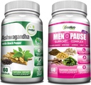 GreeNatr Total Wellness tuki Ashwagandha kapselit Black Pepper parantaa imeytymistä - ja Natural vaihdevuodet kasviperäisten Complex