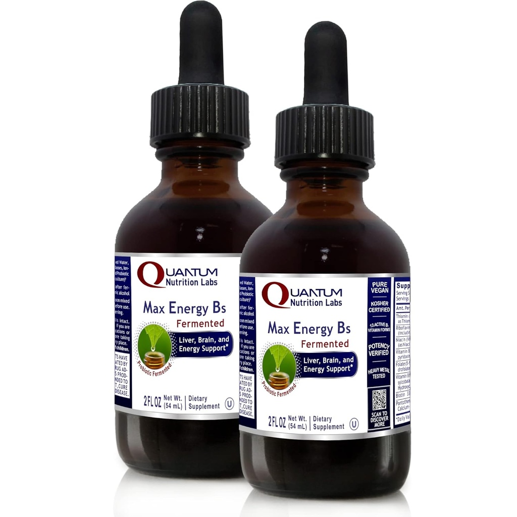 Quantum Nutrition Labs Max Energy B's - 2 Fl Oz (paketti 2)