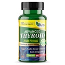 Amerika Medic & Science Advanced Thyroid (60 kapslar) | Thyroid Support för män och kvinnor | Mood and Energy Booster Supplement | med Natural Ashwagandha, jod, selen och vitamin B12