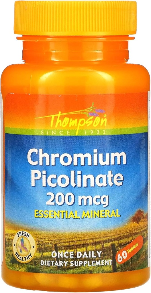 Thompson kromipikolinaatti, 60 tablettia
