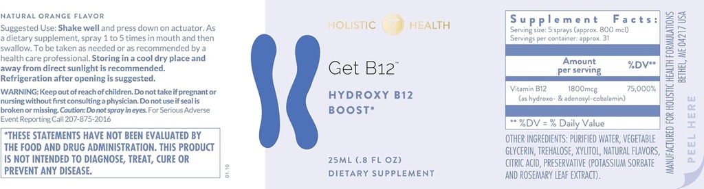 GET B12TM Spray 25ML (.8 FL oz)
