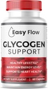(1 pakkaus) Easy Flow Glycogen, EasyFlow Glycogen Support Kapselit, Glyco Optimizer Formula, Natural Blood Alves Cleaner, Premium Easy Flow Glycogen Support (60 kapselia)